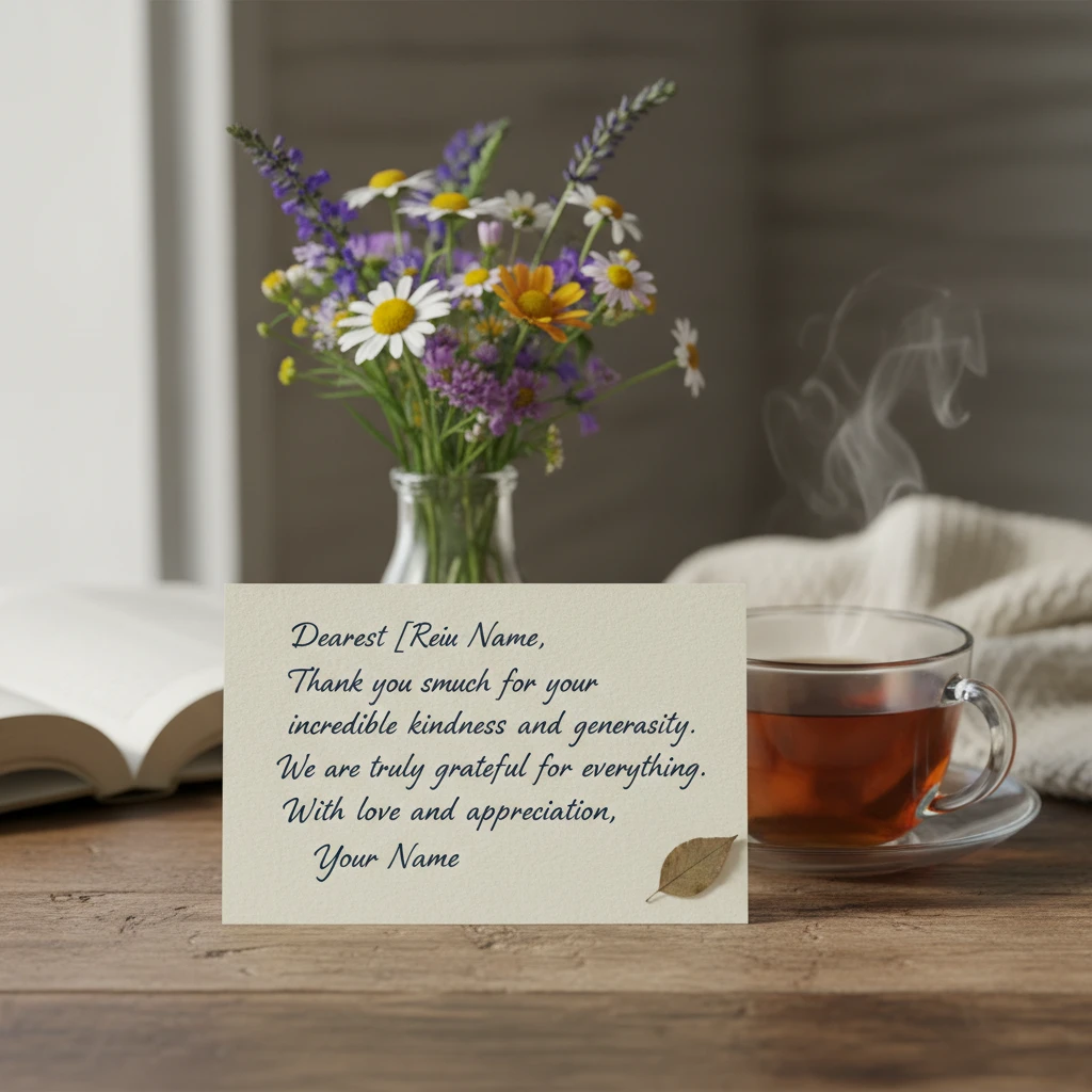 thank you note emoji