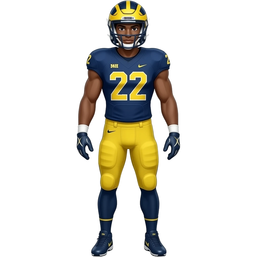 Michigan go blue emoji