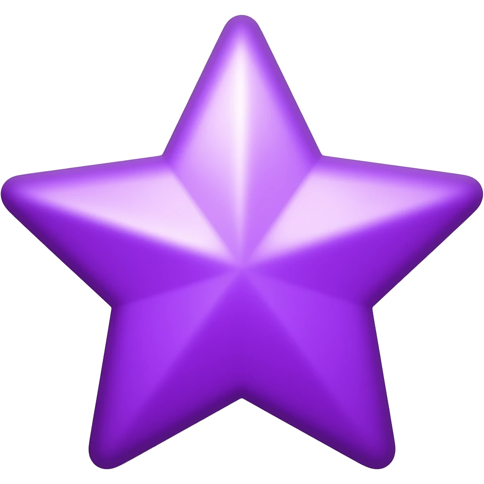 PURPLE STAR SHOOTING STAR emoji