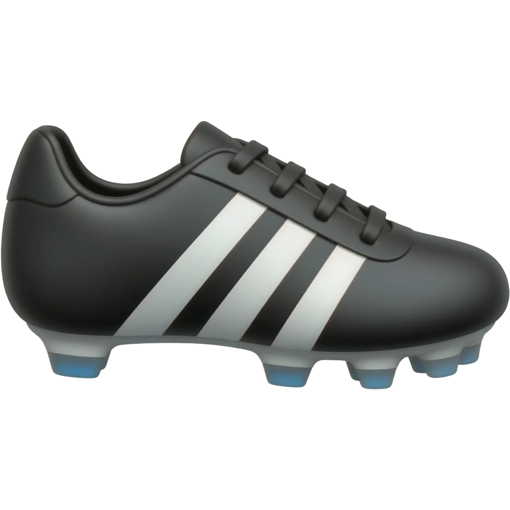 Give me an black spike shoes for track emoji