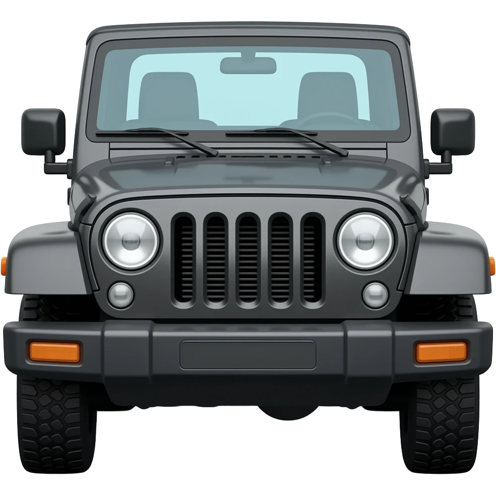 Black mahindra thar emoji