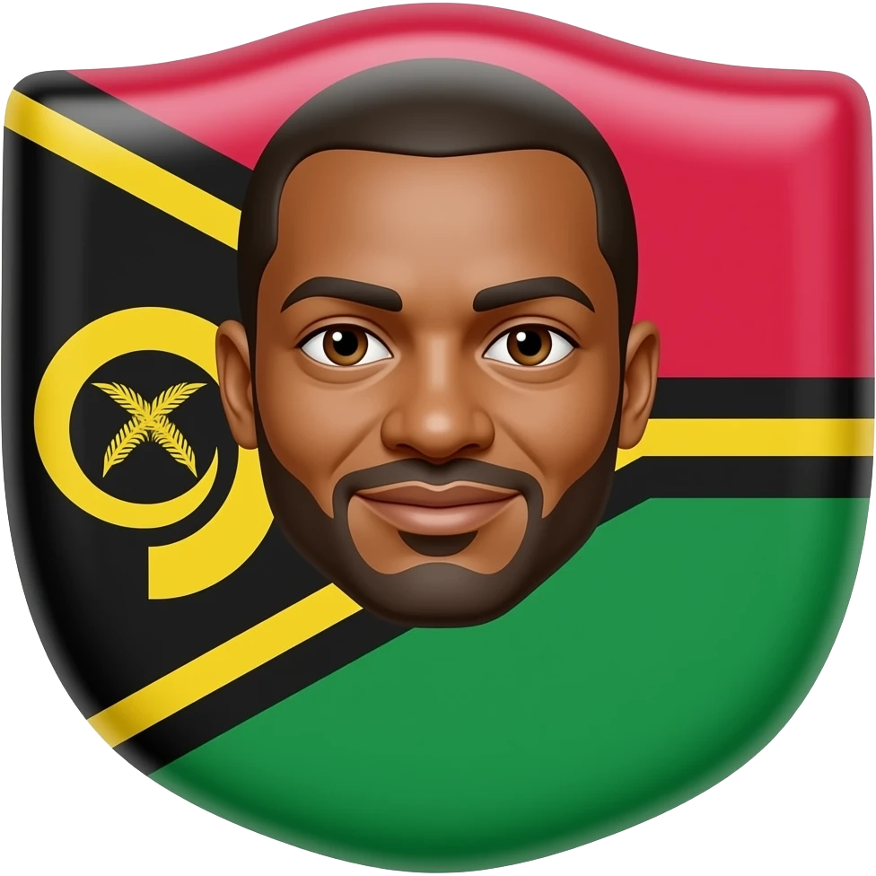 Make the chief in the vanuatu coat of arms an emoji emoji