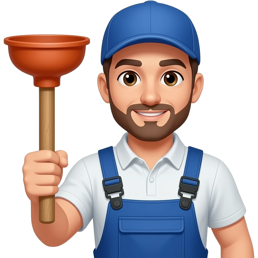 plumber with plinger emoji