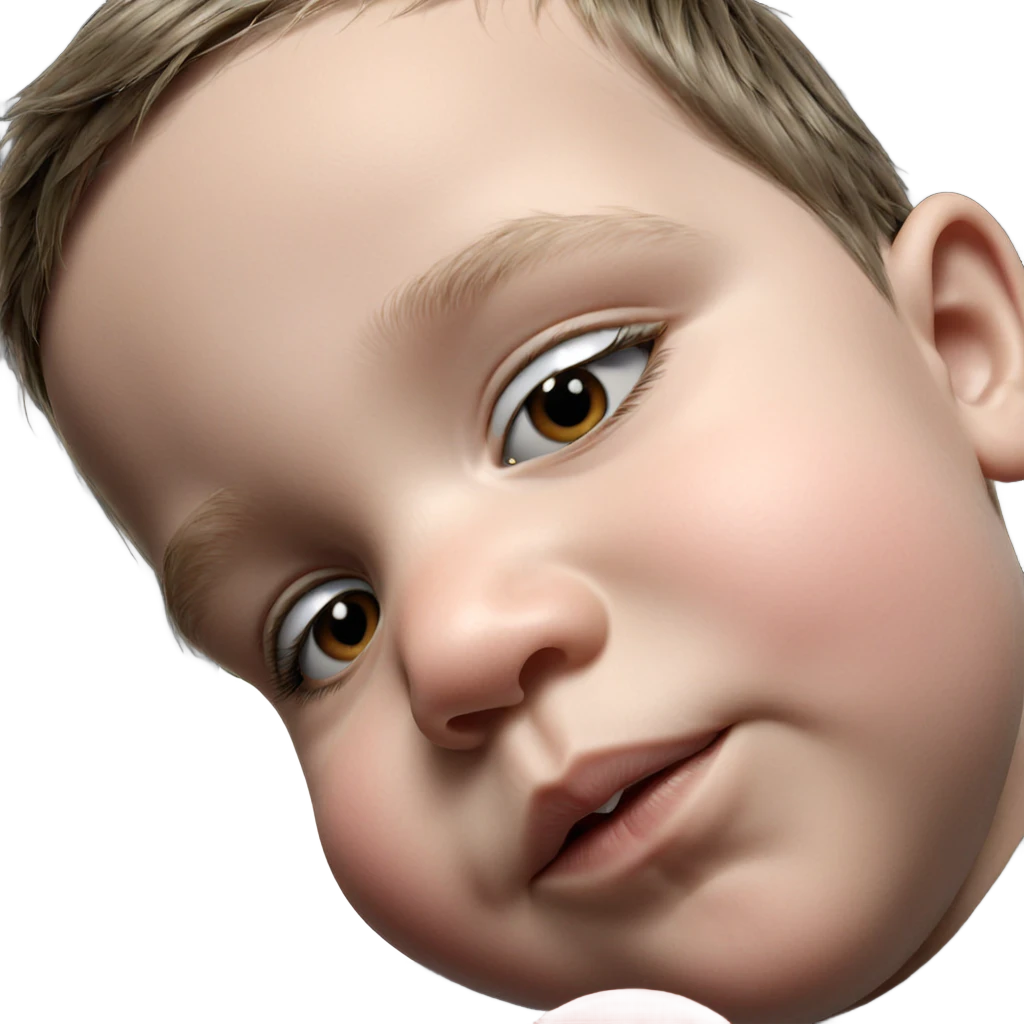 realistic portrait of male boy emoji