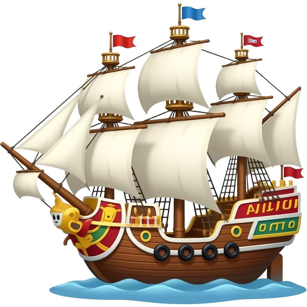 The going merry of one piece emoji