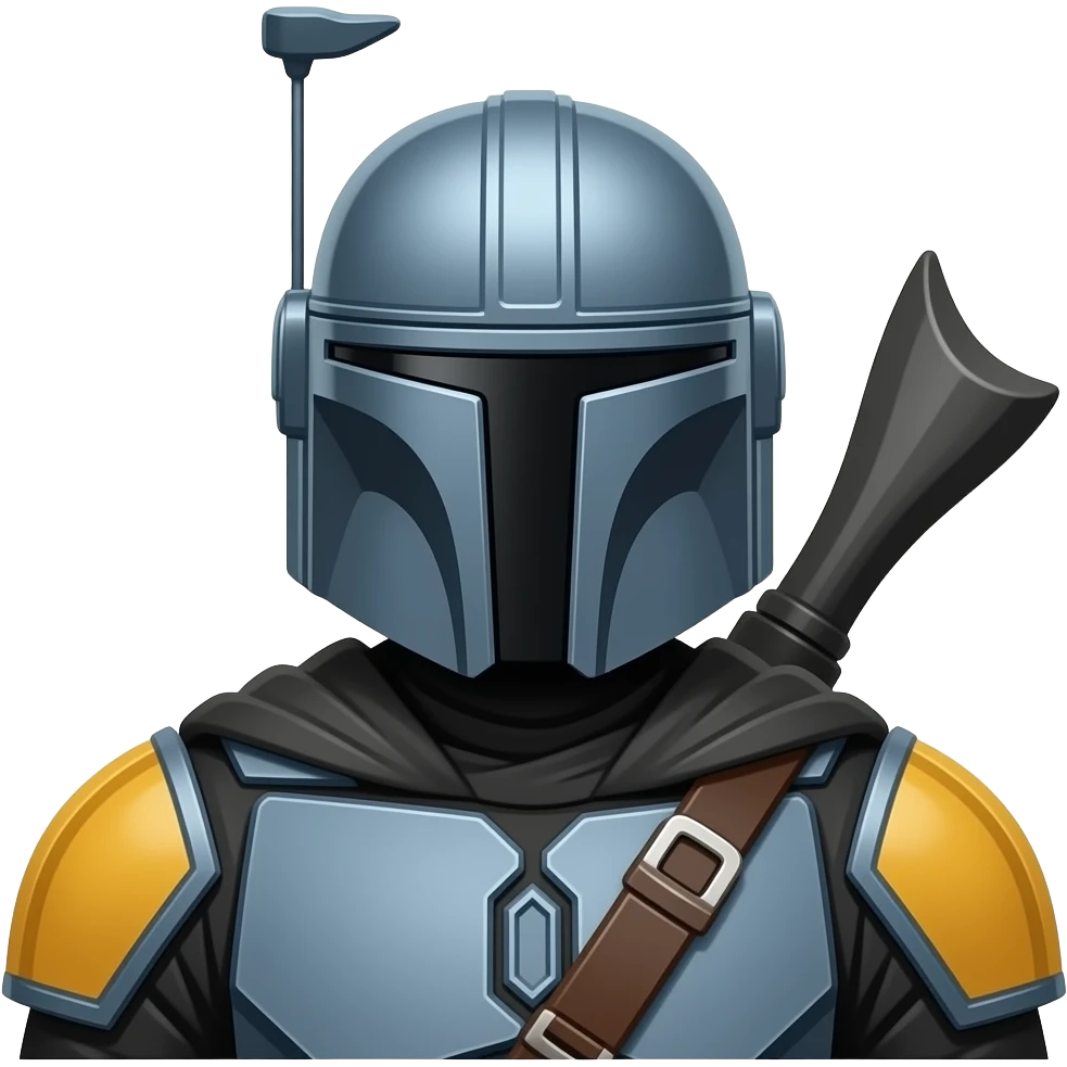 a mandalorian ultra commando emoji
