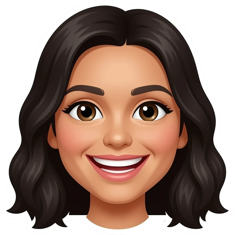 Ein lustigen sticker von Jenna ortega emoji