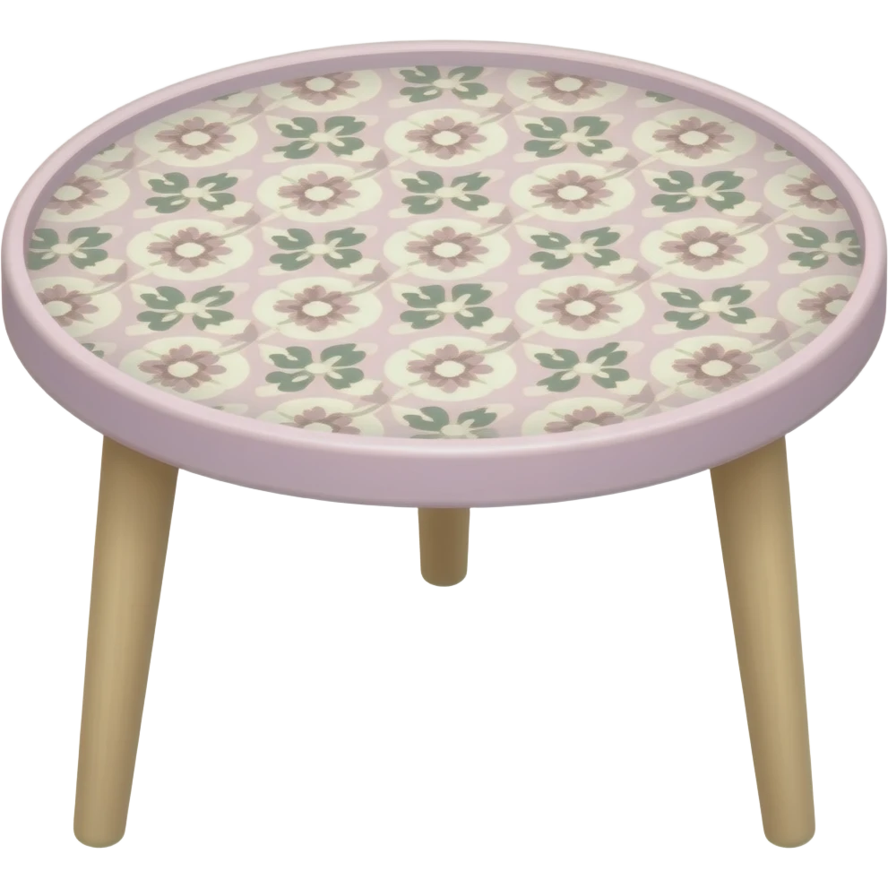 Light pink garden coffee table emoji
