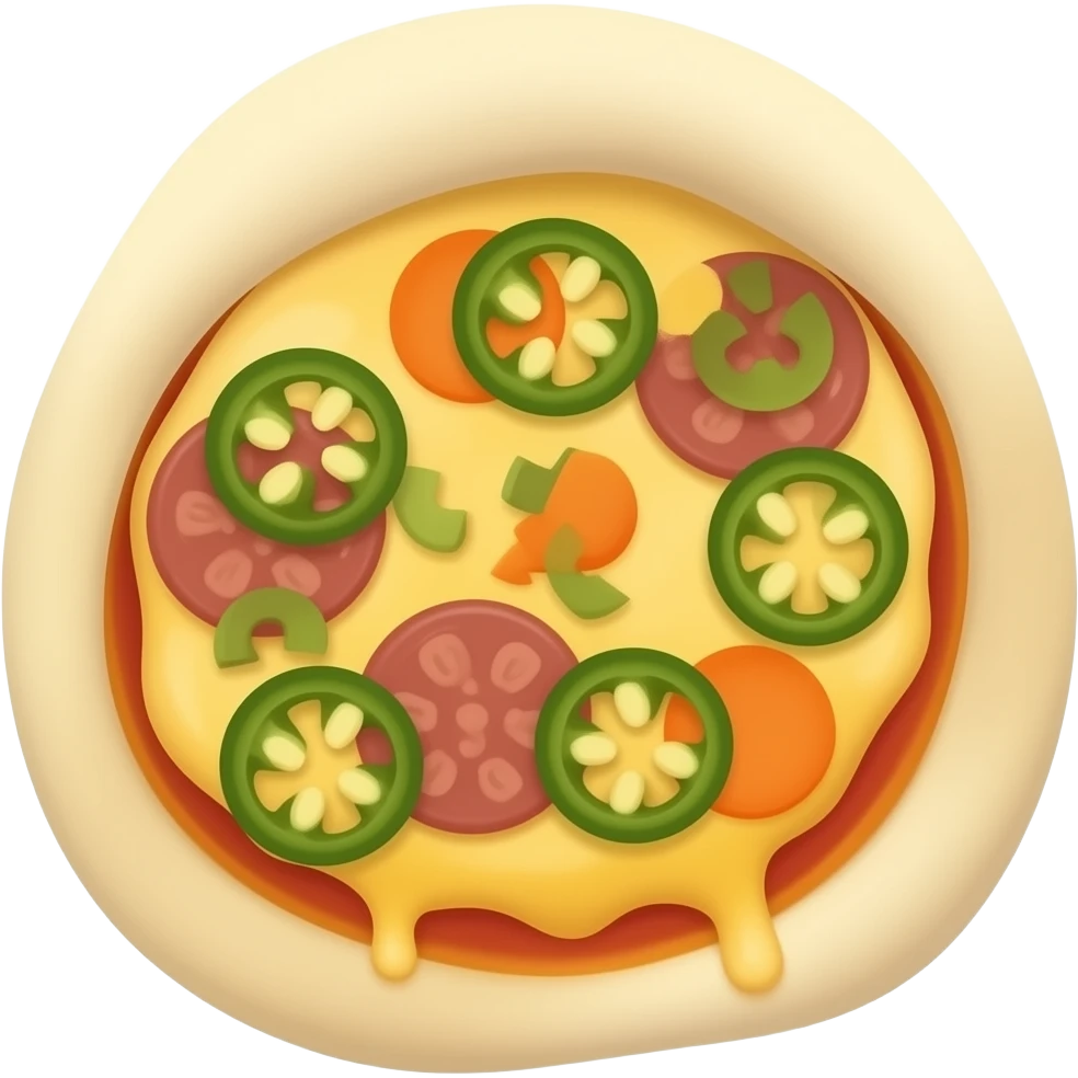jalapino bits in pizza daugh emoji