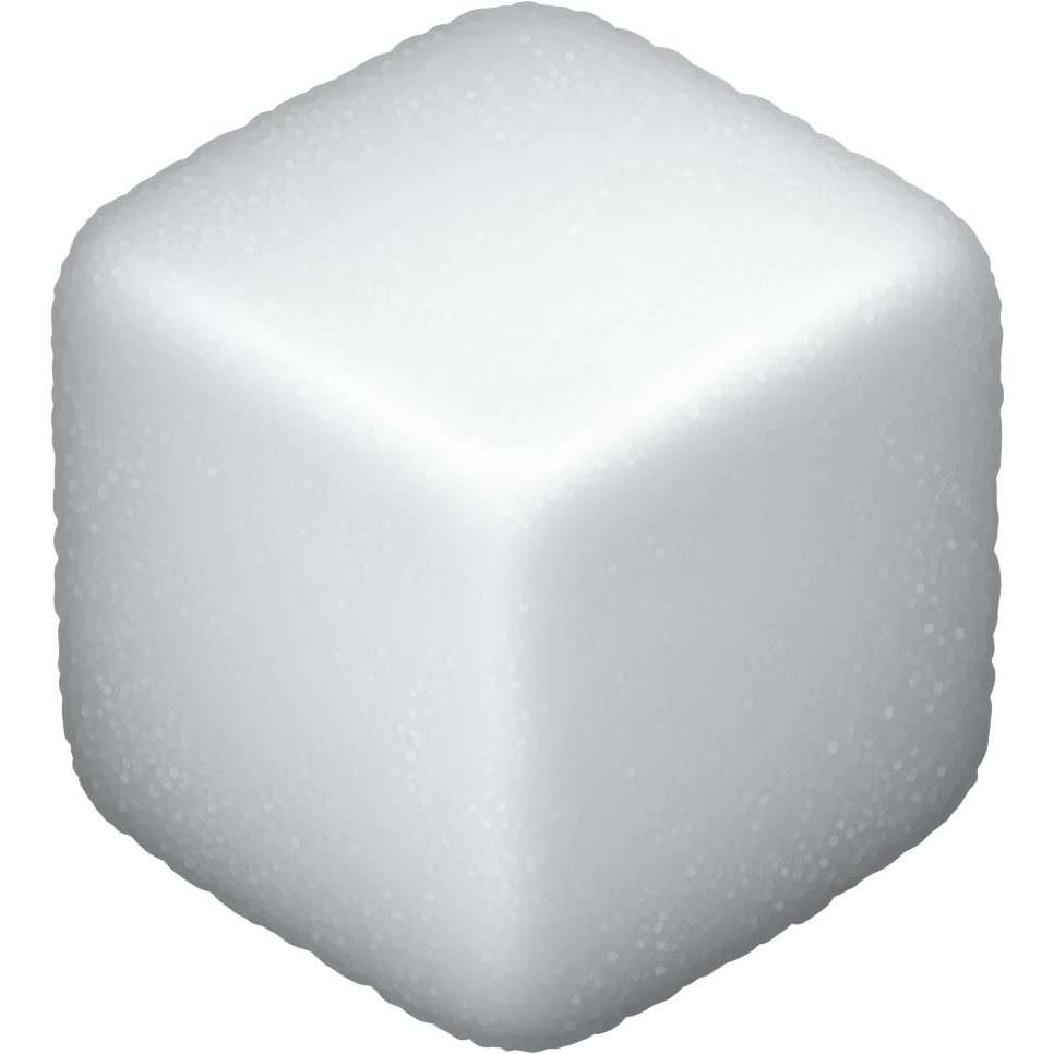 Sugar cube emoji