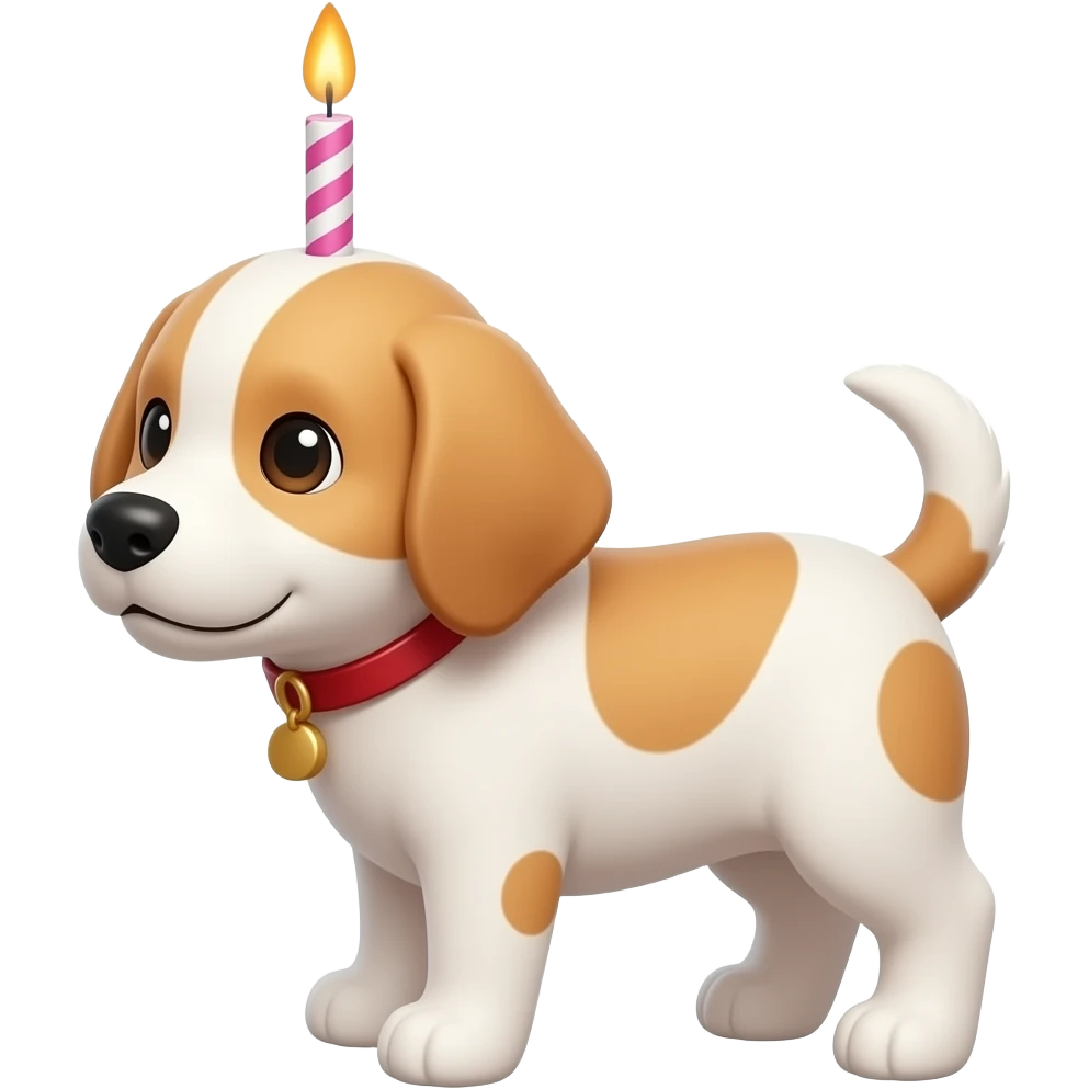birthday candle puppy emoji
