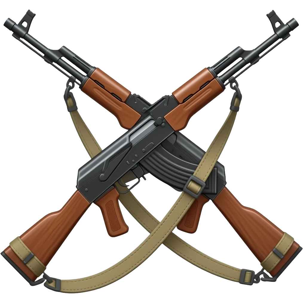 Ak47 with a sling emoji