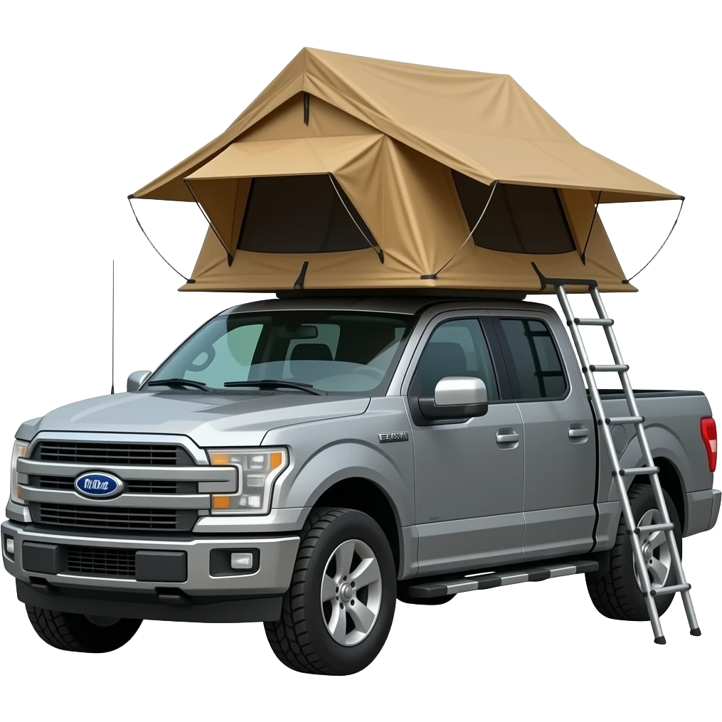 Roof top tent on a F150 emoji