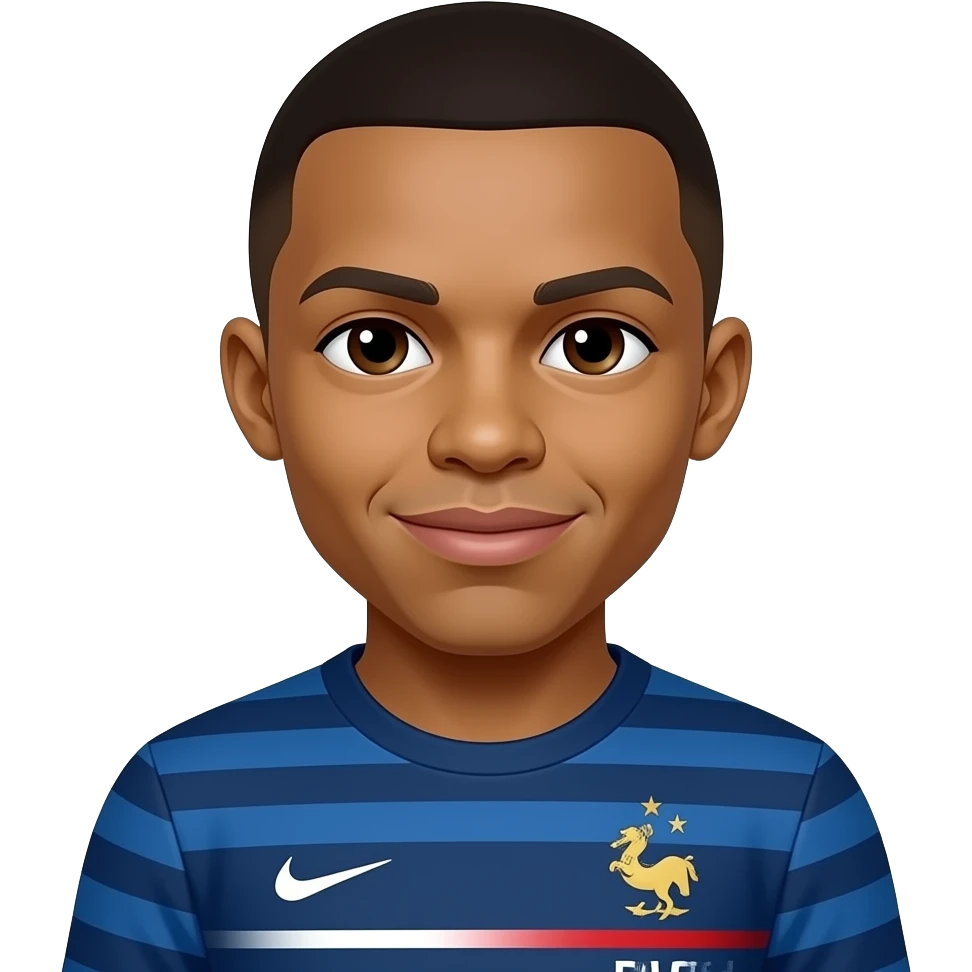 Kylian Mbappe in France emoji