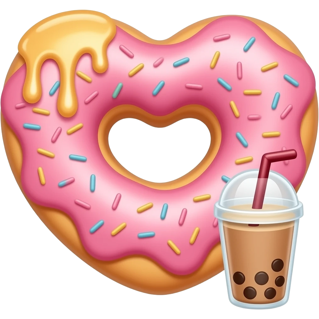 💕✨🍯☕🧋🍩 emoji
