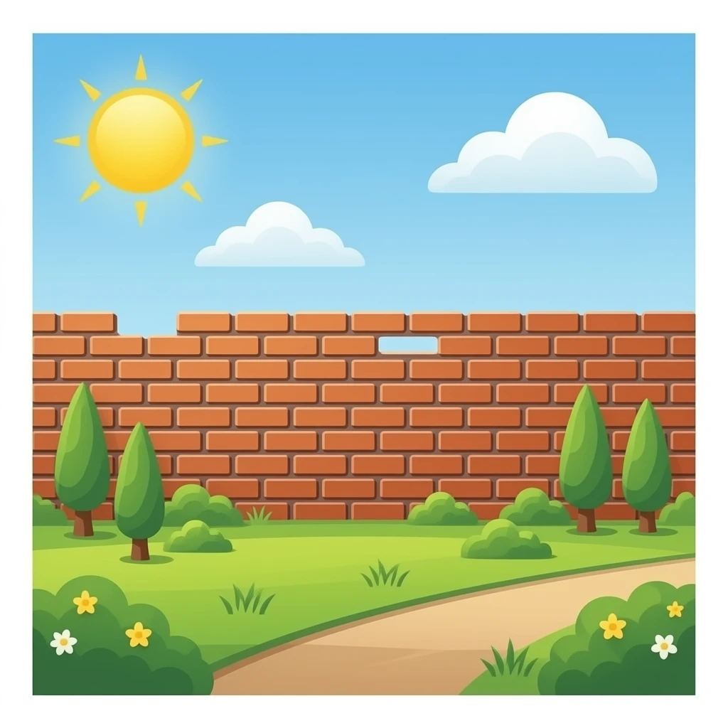 a brick wall emoji