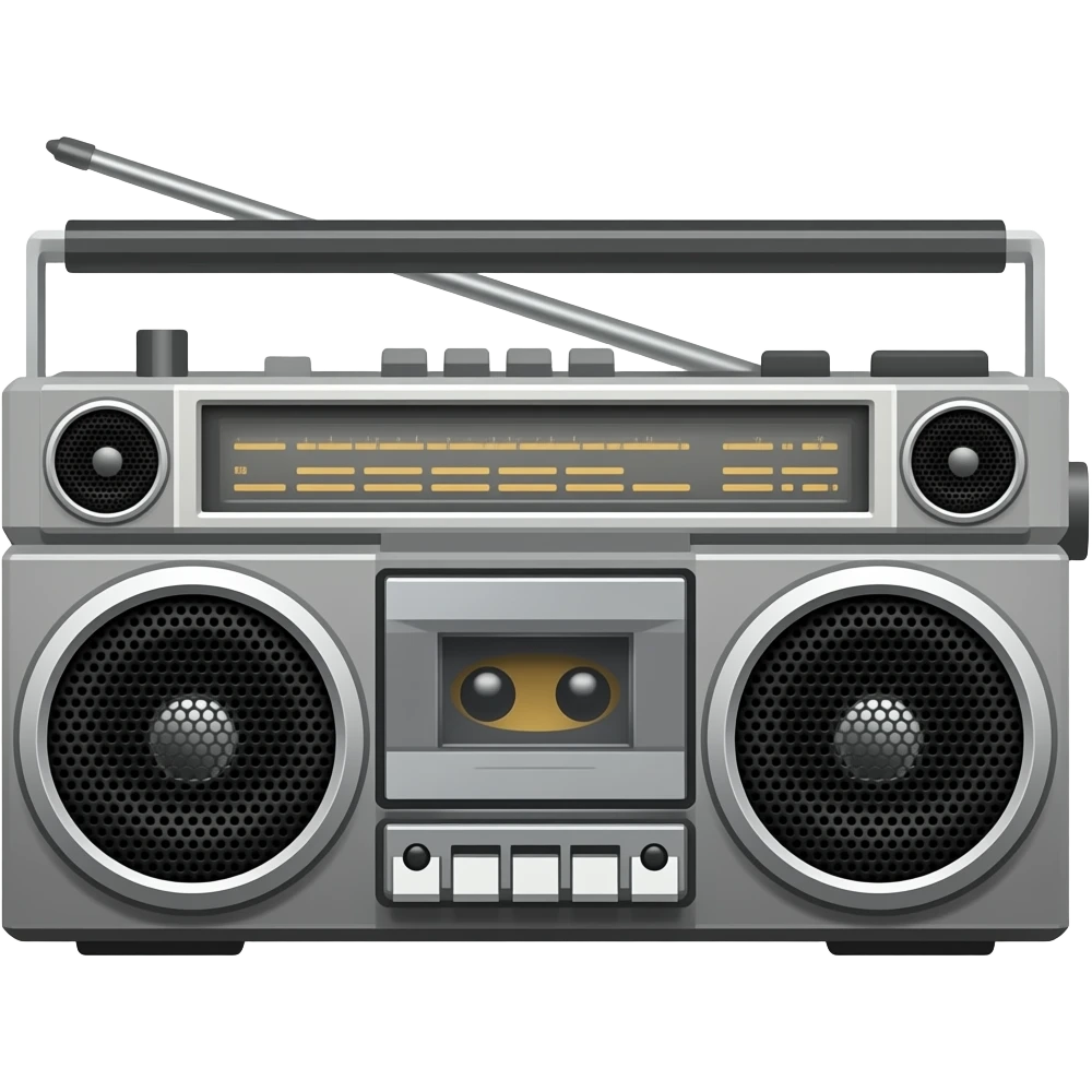 Boom boxe emoji