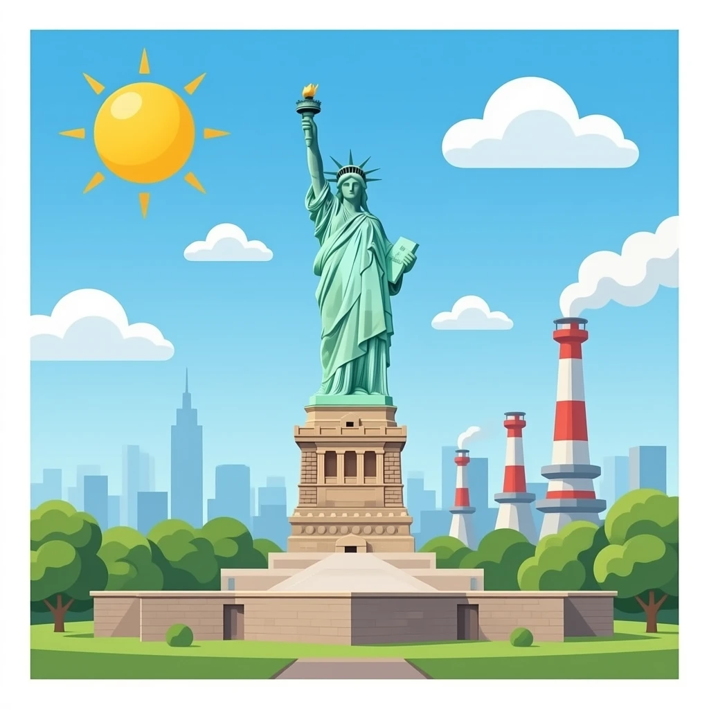 Industrial Age - Statue of Liberty emoji