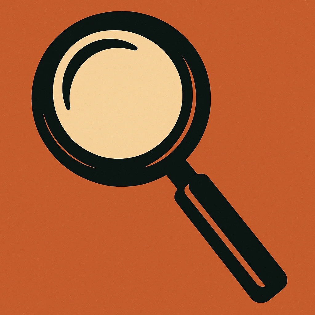 magnifying glass emoji