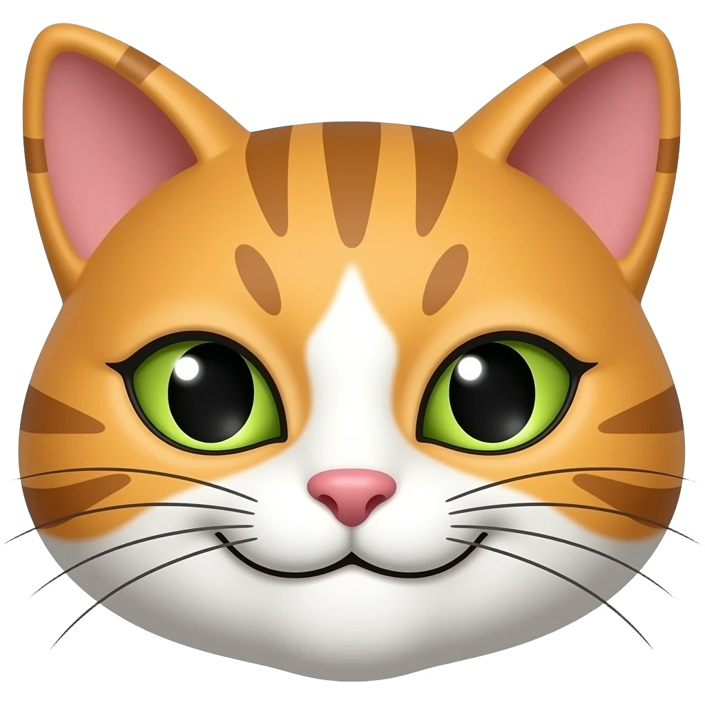 Cat with sly smile emoji