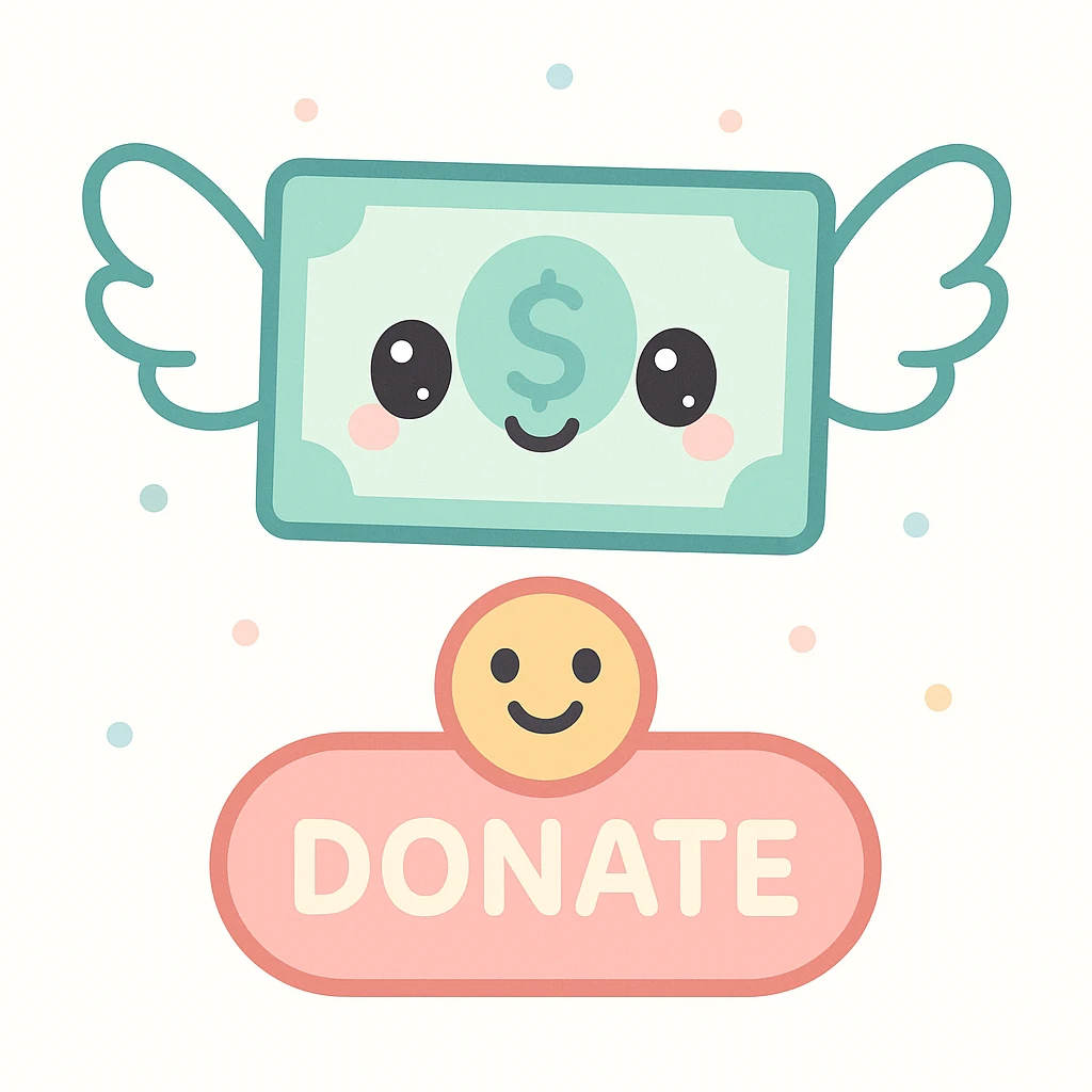 money with wings, donation emoji, kawaii style emoji