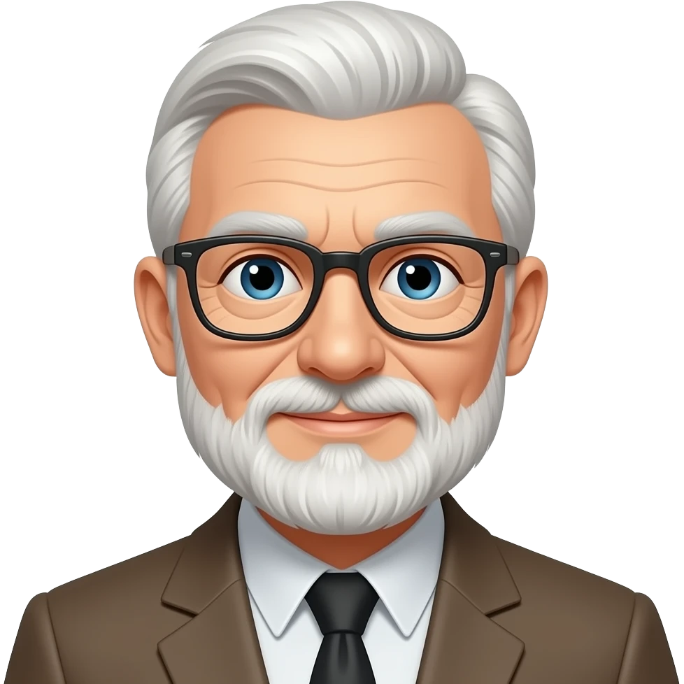 old man with glasses emoji