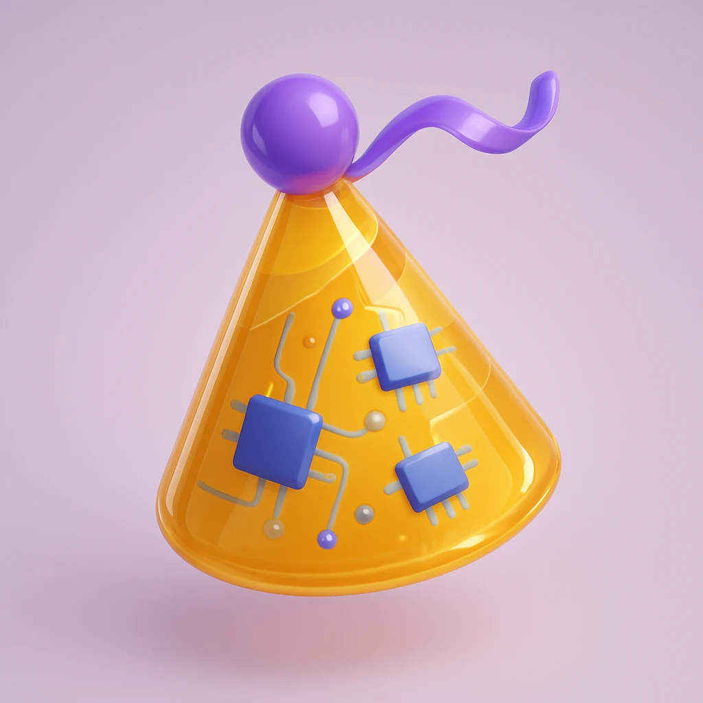 party hat emoji