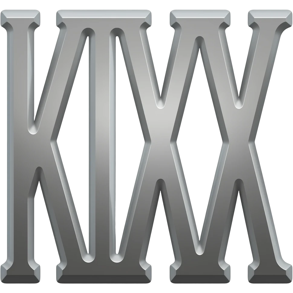 Make black or gray emojis for the discord server for games with the name: KIXX emoji