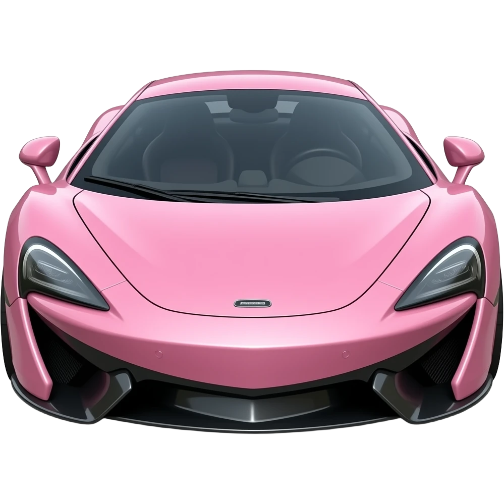 Cool pink car like a  McLaren emoji