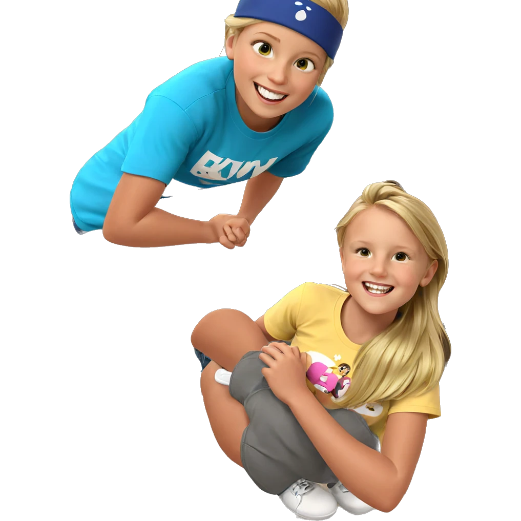 smiling girl with blonde hair emoji