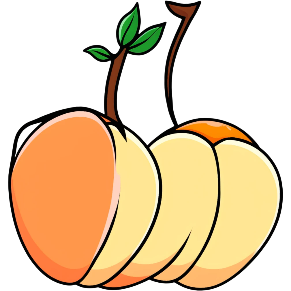 Peaches and cream emoji