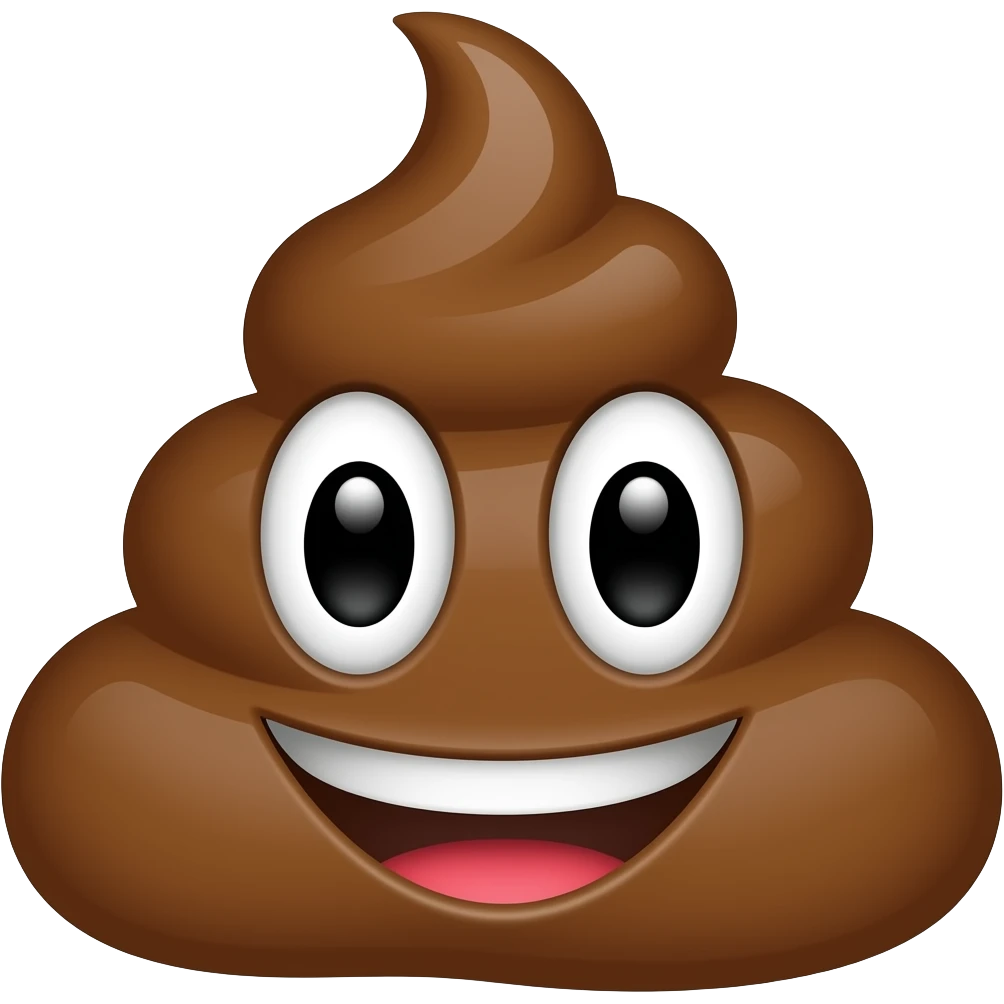 Happy poop emoji