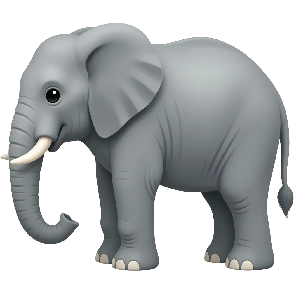 Elephant goes moo emoji