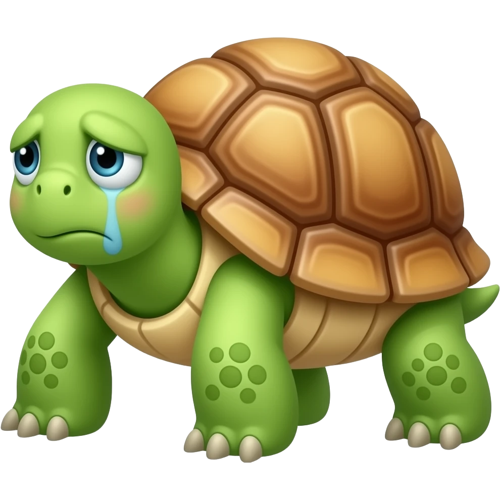 tired turtle emoji