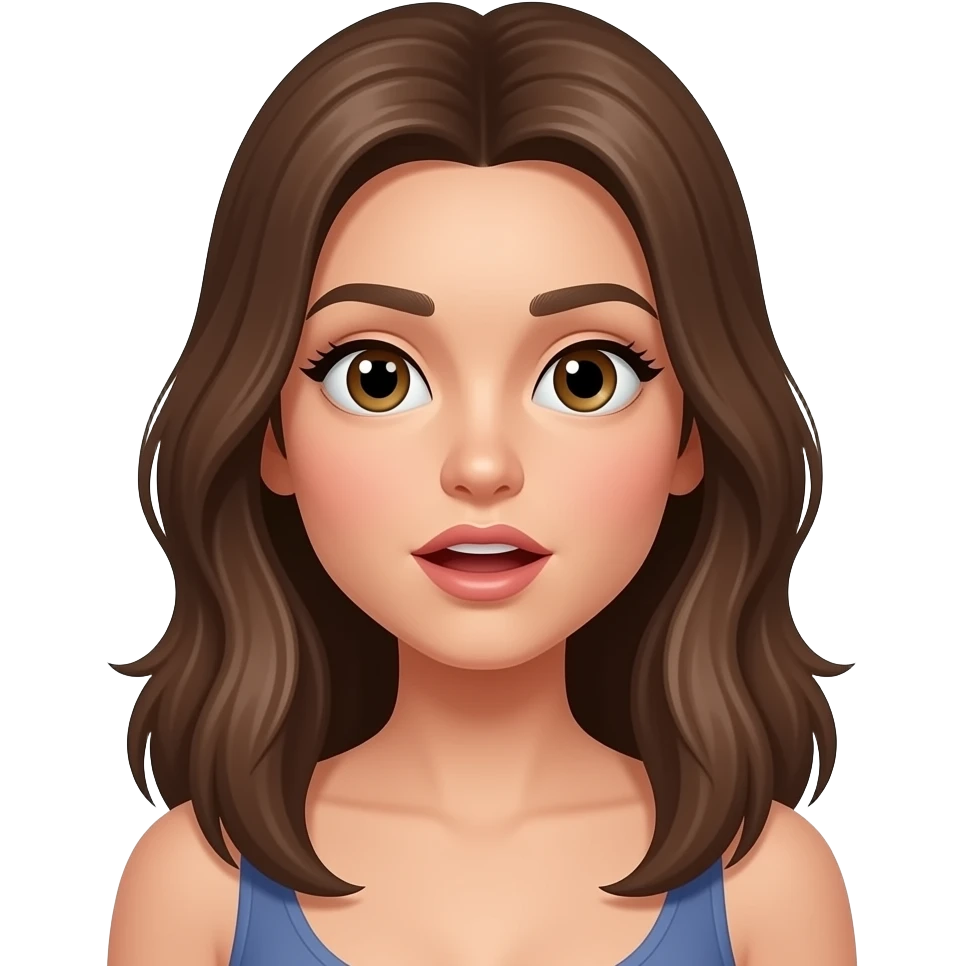 Dammmmm surprised (female) emoji