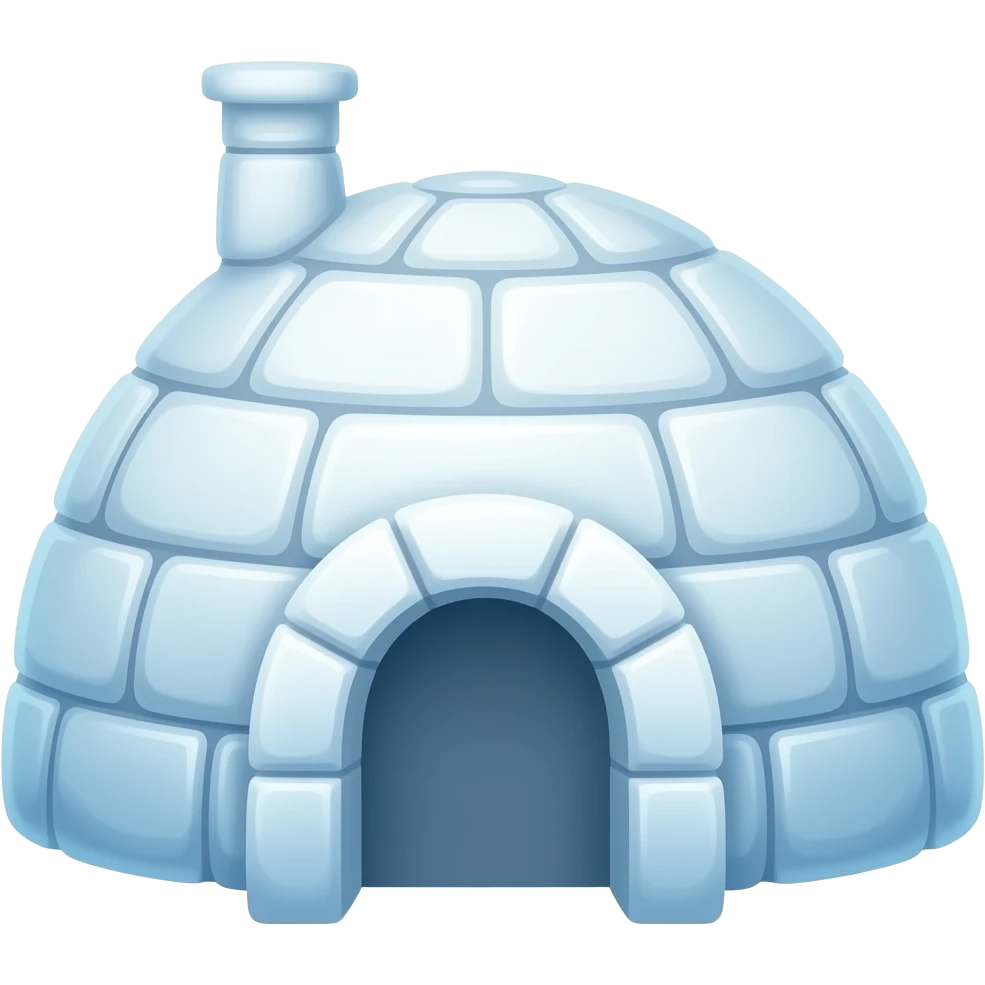 I is for Igloo emoji
