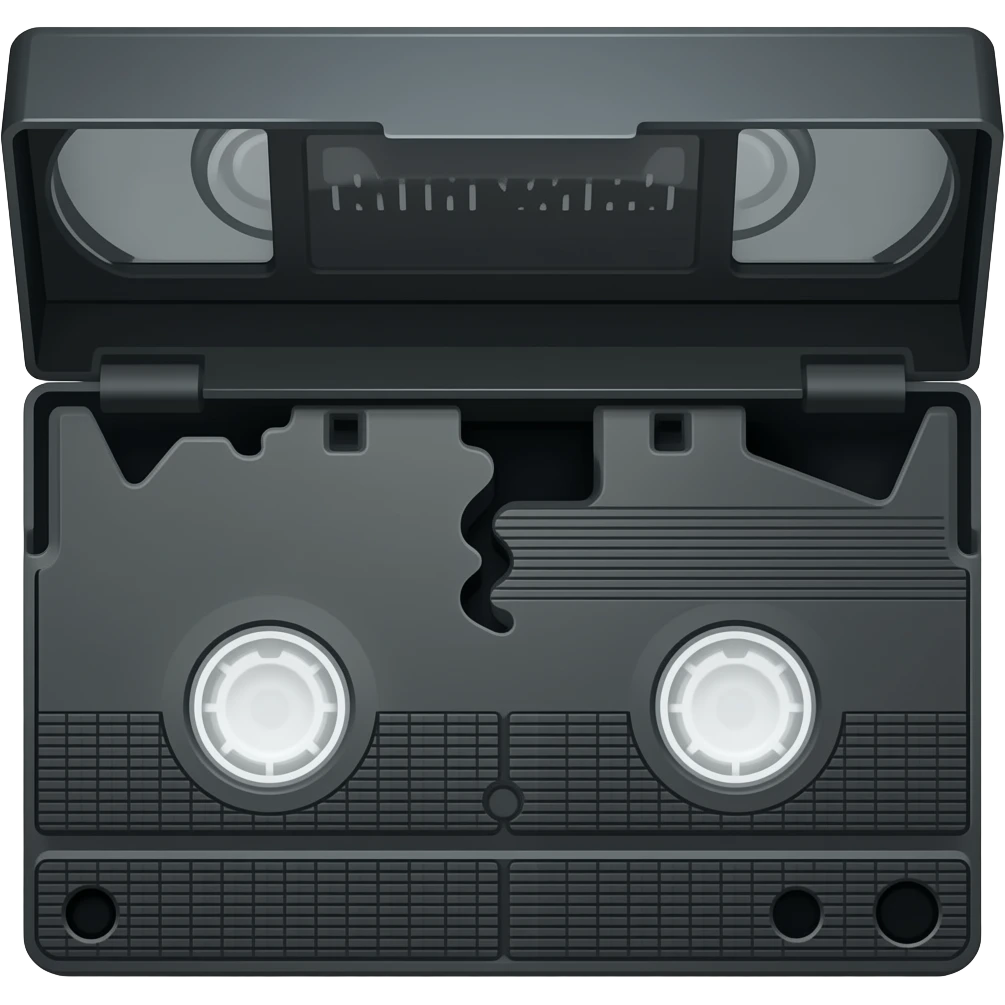Cassette VHS emoji