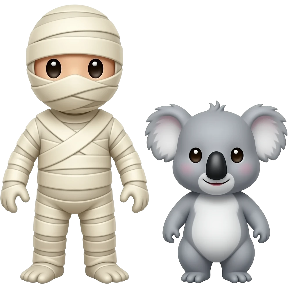 mummy and baby koala emoji
