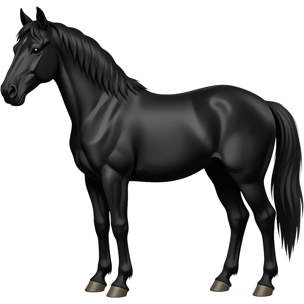 Z black horse emoji