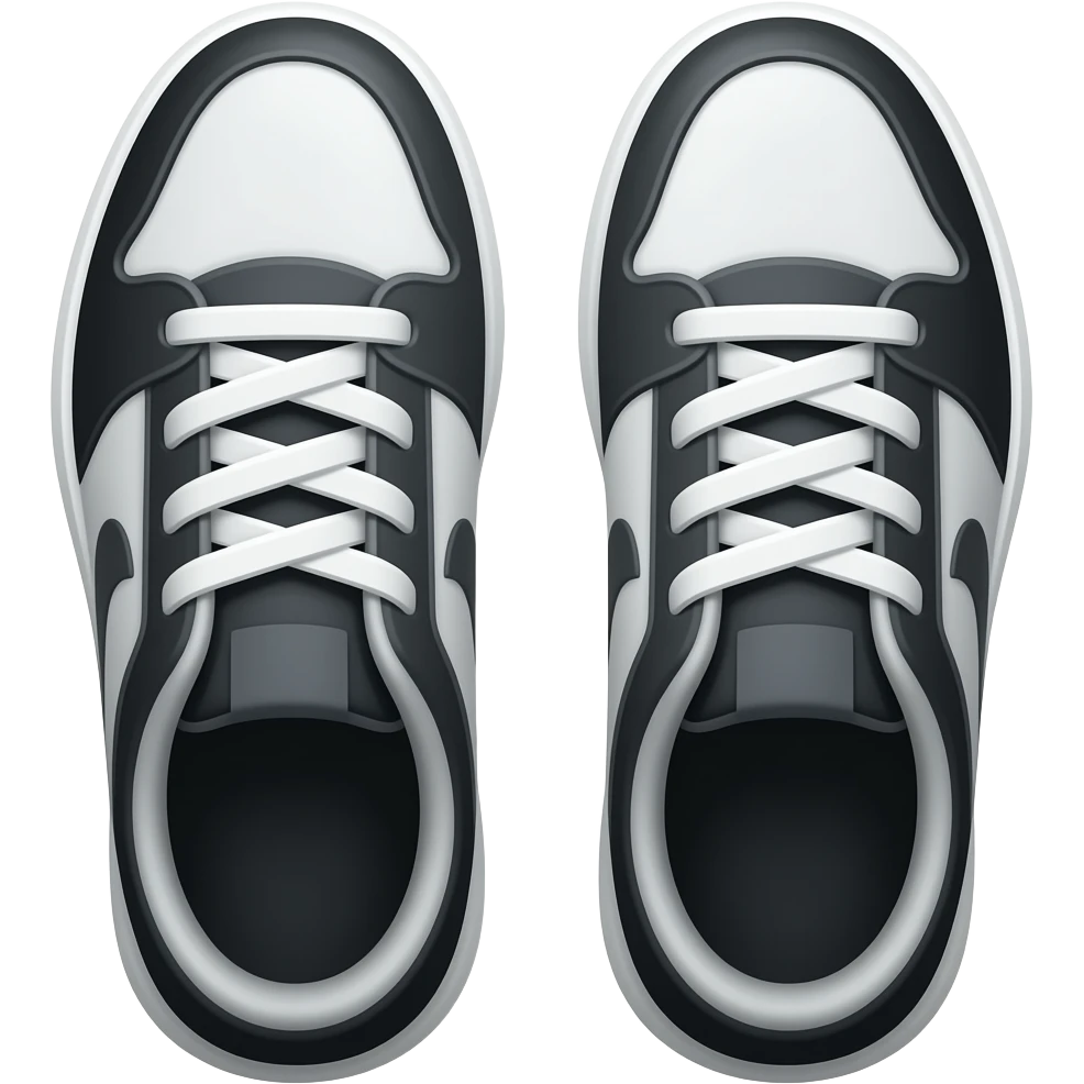 sport shoes top view emoji