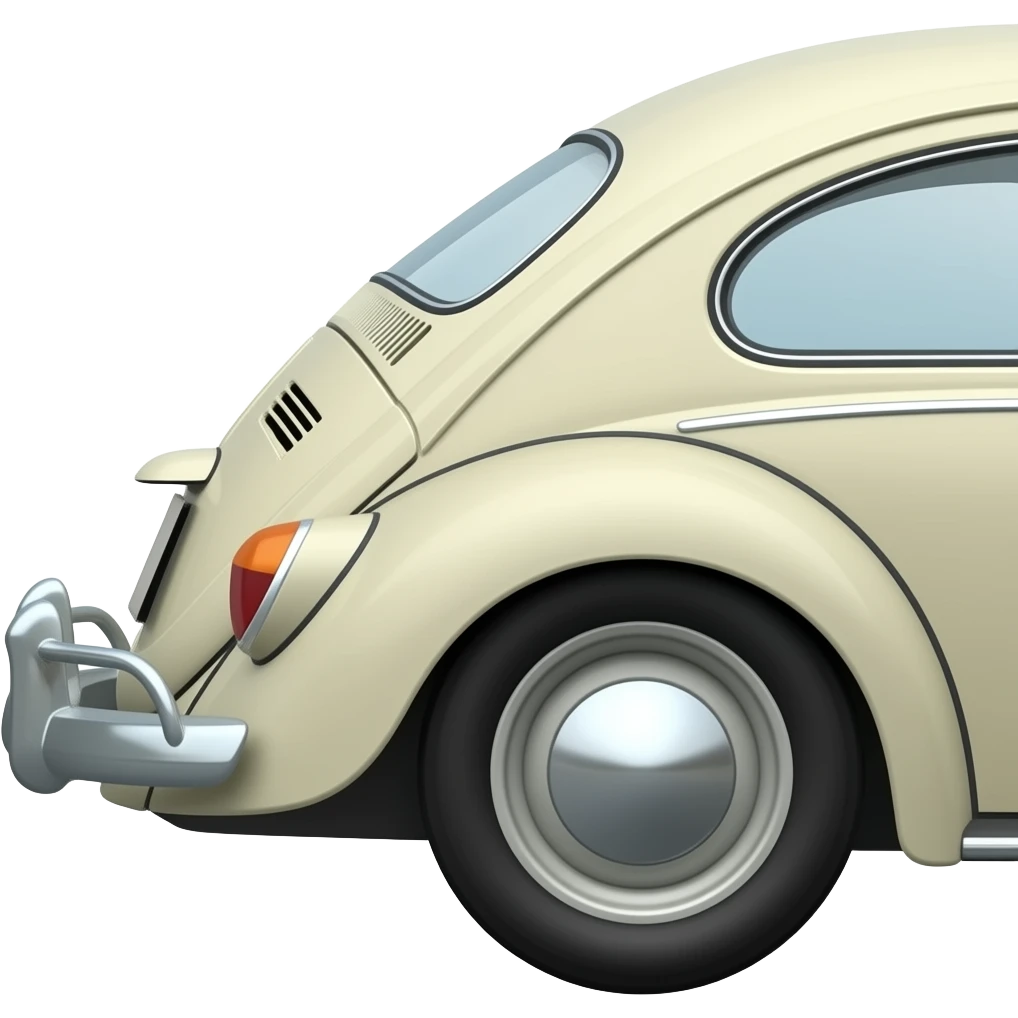 Volkswagen bug side view emoji