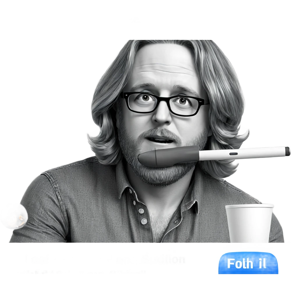 meme parody of stylish guy emoji