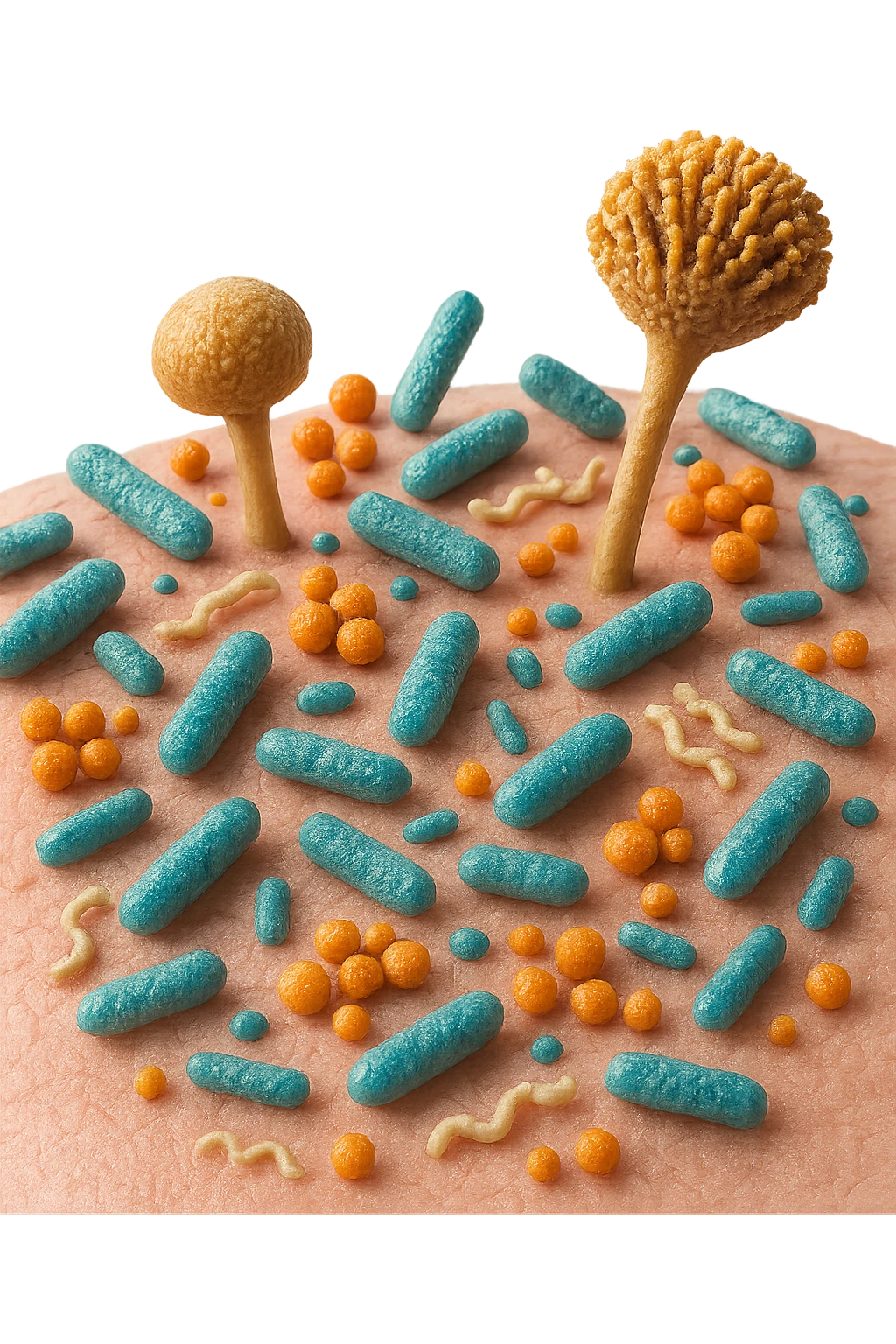 microbiota cutaneo in 3d  emoji