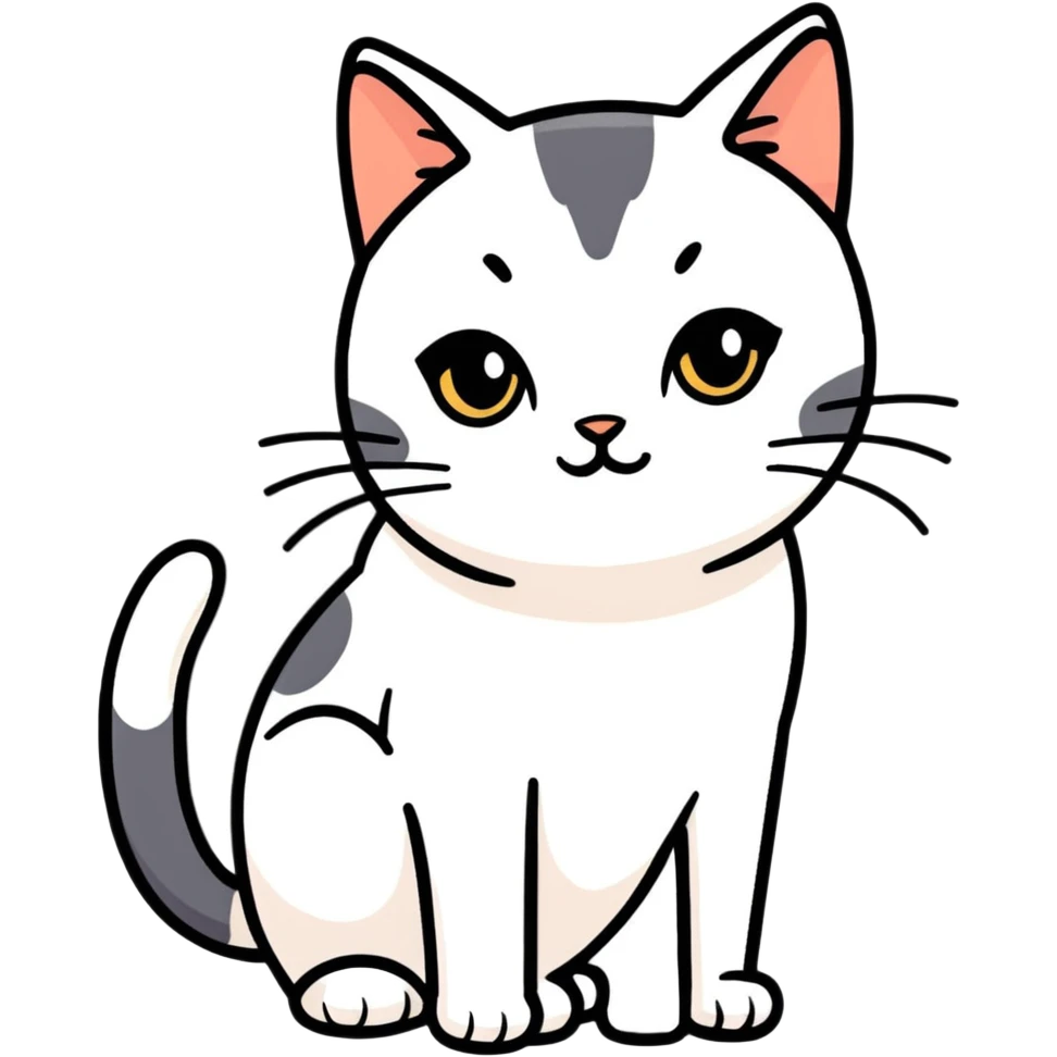 Side eyeing cat emoji