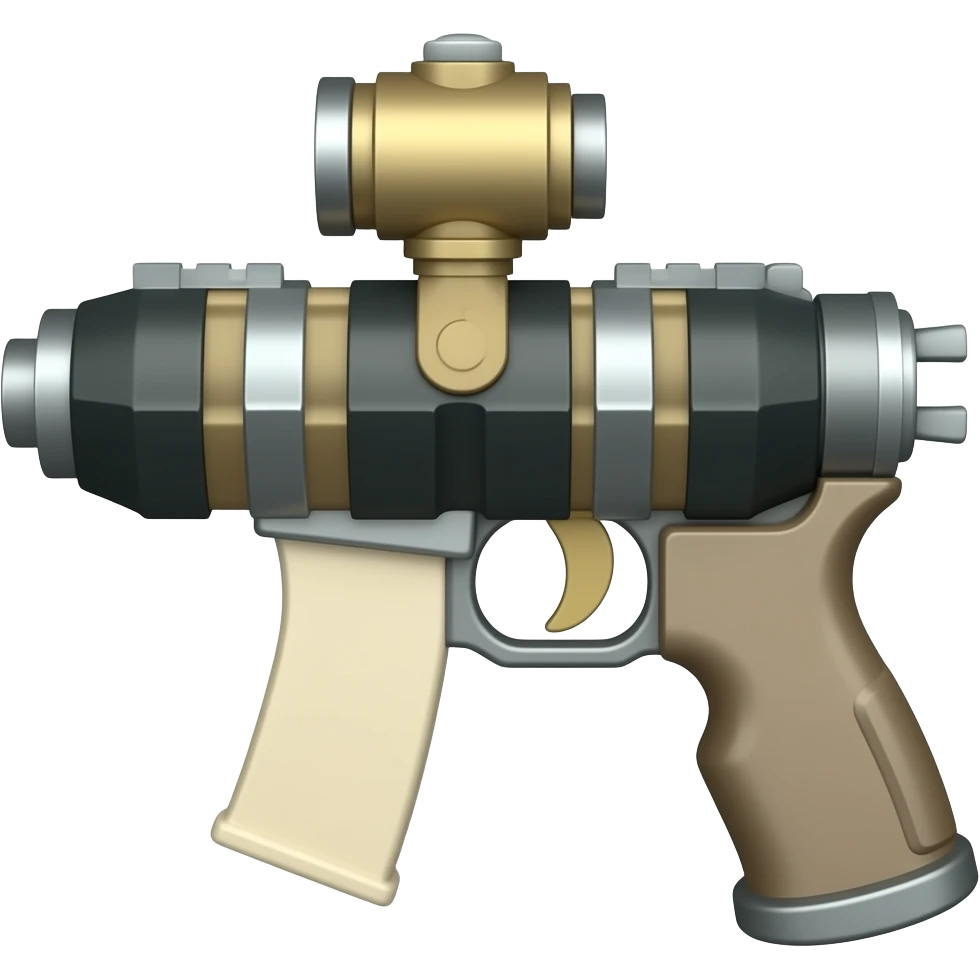super realistic minigun emoji
