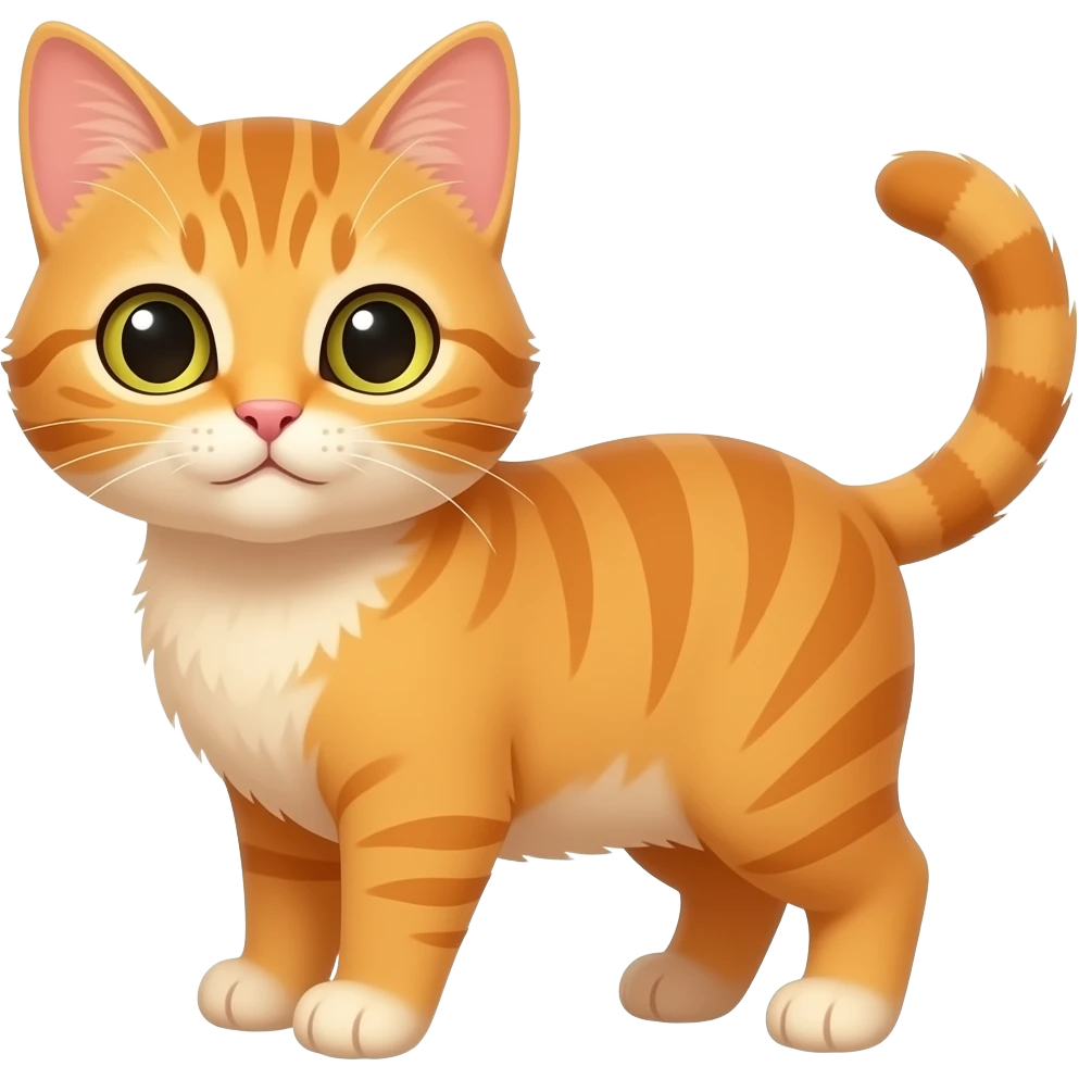 Gattino arancione emoji