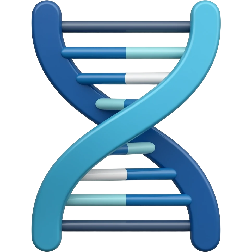 Double Helix USE COLORS: dark blue, deep blue, sky blue, sea turquoise, celestial white, coastal grey. emoji