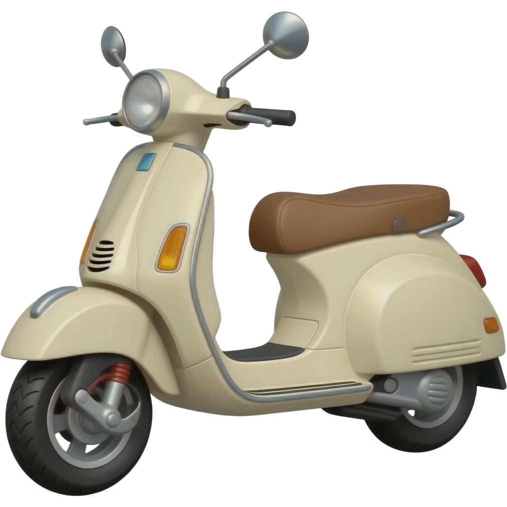 vespa beige color emoji