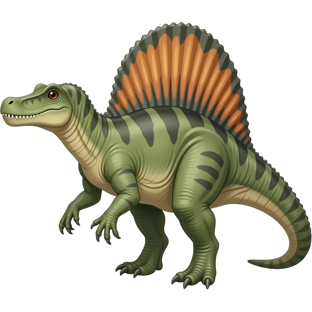 Crocodile-headed spinosaurus emoji
