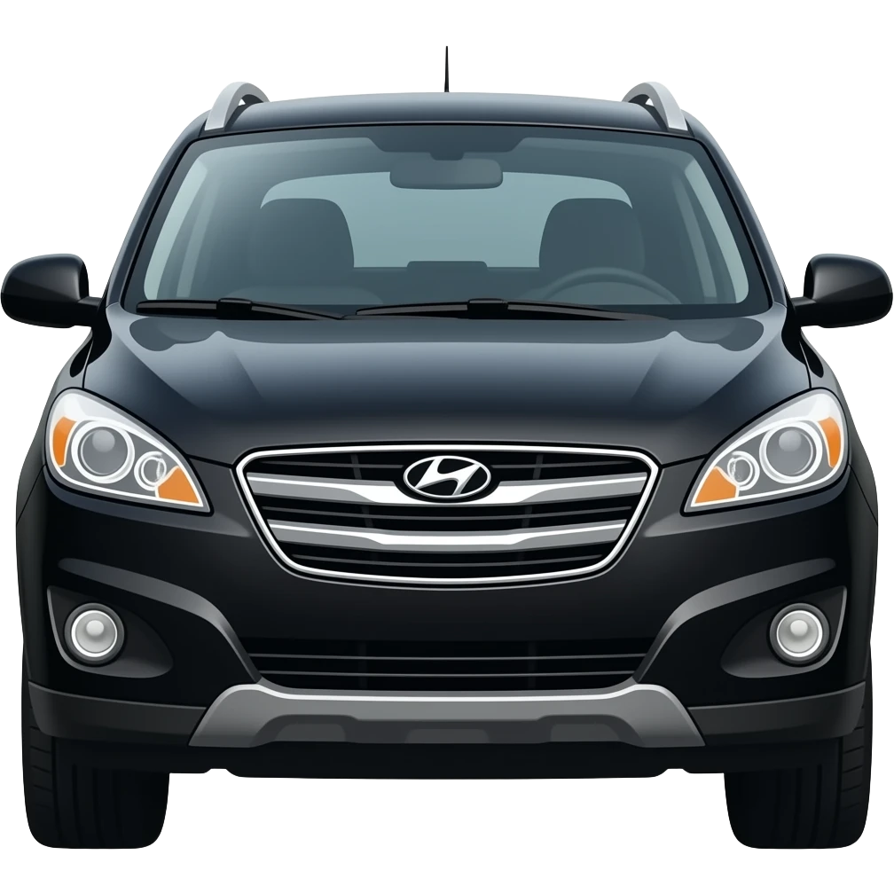 Carro Tucson Hyundai 2010 preto emoji